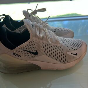 Nike White and Black Athletic Shoes